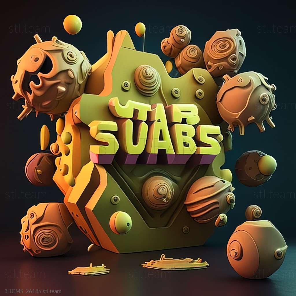 Игра Tales from Space Mutant Blobs Attack, Игры 3D модель для ЧПУ: STL /  MAX (obj)